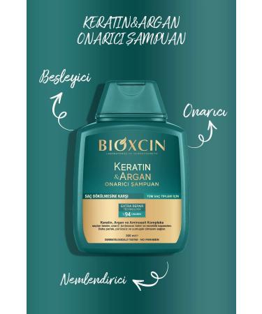 Bioxcin Keratin & Argan Repair Shampoo 300 ml - Damaged and Damaged Hair 5-pack - Buy Online on GoSupps.com