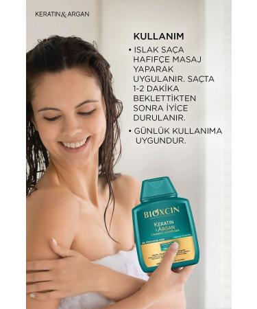 Bioxcin Keratin & Argan Repair Shampoo 300 ml - Damaged and Damaged Hair 3 Pack - Buy Online on GoSupps.com