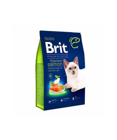 Brit Care Premium By Nature Sterilized Salmon Sterilized Cat Food 8 Kg