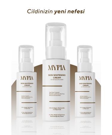 Mypia Cosmetics Skin Whitening Glutathione Cream Anti-Stain Effective with Collagen Niacinamide and Kojic Acid 50 ML - Buy Online on GoSupps.com