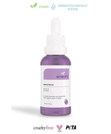 WIWIFY Anti-Wrinkle Repair Nourishing Retinol + Vita-a Serum (1% Retinol + Ceramide) Anti-aging - Buy Online on GoSupps.com