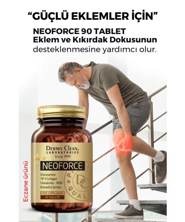 NeoForce Glucosamine Chondroitin Msm Type 2 Collagen Hyaluronic Acid 90 Tablets - Buy Online on GoSupps.com