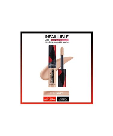 L'Oreal Paris L'Or al Paris Infaillible 24H All-Around Concealer - 322 Ivory