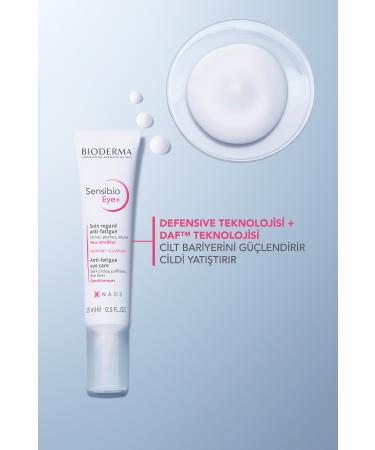 Bioderma Sensibio Eye+ Sensitive Eye Contour Dark Circle and Anti-Wrinkle Moisturizing Eye Care Cream 15 ml - Buy Online on GoSupps.com