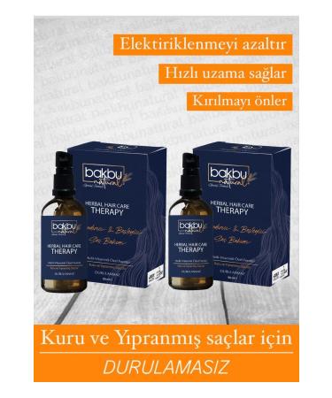 bakbunatural Revitalizing and Nourishing Hair Care Serum 2-PIECE