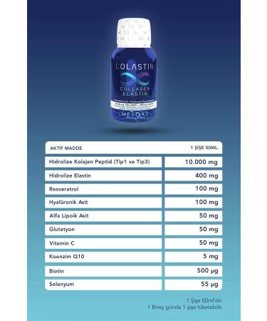 Colastin Collagen Elastin 50 ml - Buy Online on GoSupps.com