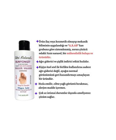 fikrinatural Bunyongit Lotion For "A B AB" Blood Groups