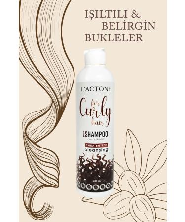 L'ACTONE Shea Butter Curl Creme Shampoo 400 ml / For Curly Hair - Buy Online on GoSupps.com