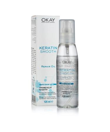 OKAYPROFESSIONNEL Hair Care Oil Keratin Smooth 125 ml - Buy Online on GoSupps.com