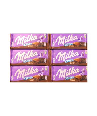 Milka Oreo Choco Tablet 100 Grams x 6 Pieces Total 100 Grams