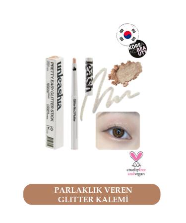 UNLEASHIA - Pretty Easy Glitter Stick N 2:flutter - Vegan Waterproof Glitter Eyeliner