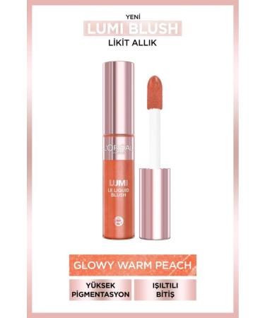 L'Oreal Paris Lumi Blush Liquid Blush - Glowy Warm Peach