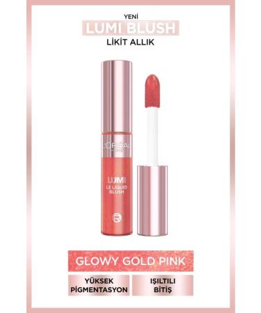 L'Oreal Paris Lumi Blush Liquid Blush - Glowy Gold Pink