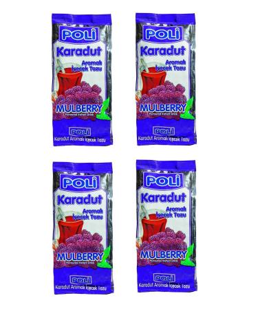 Poly Powder Drink Black Mulberry 300 Gr X 4 Pieces