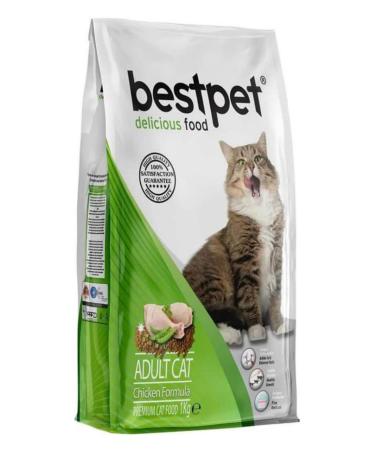 Bestpet Adult Cat Food with Chicken and Rice 1kg