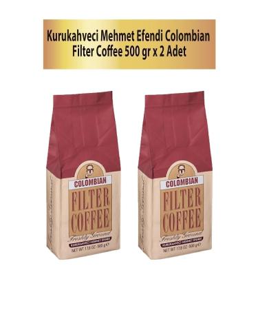 Mehmet Efendi Colombian Filter Coffee 500gr - Foil Packaging - 2 Pieces