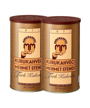 Mehmet Efendi Turkish Coffee 500gr - Tin - 2 Pieces