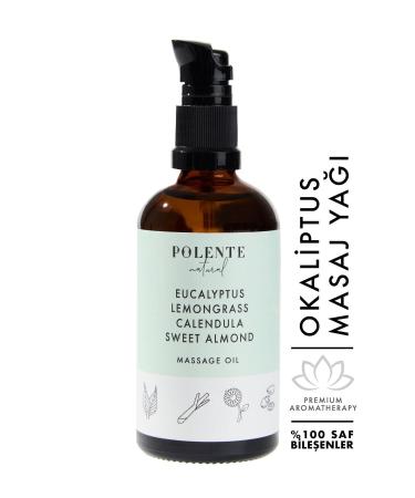 Polente Natural Eucalyptus & Lemongrass Relaxing Massage Oil (100 ML)