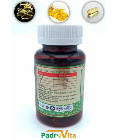 PadroVita Omega 3 1 500 Mg Fish Oil 30 Capsules - Buy Online on GoSupps.com