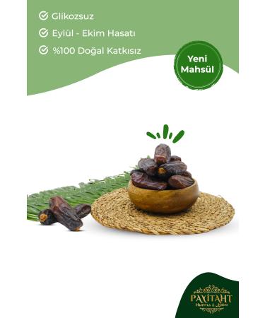 Payitaht Dates Mebrum Black Ula Amber Dates Tasting 250gr -New Crop- High Nutritional Value Shelled Nutritious