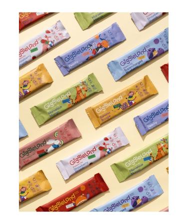 GiggleLand Fruit Bar - Introduction Pack 7 pieces x 20 g. - Buy Online on GoSupps.com