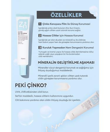 Missha Zinc Mineral Sunscreen A' Pieu Cicative Zinc Sun Cream Spf50 /pa - Buy Online on GoSupps.com