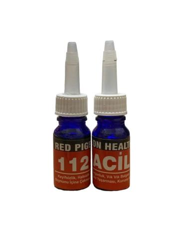 Bayku Red Pigeon Health 112 Emergency Drops 10 Ml Uneasiness weakness sniffling neck inhalation phlegm
