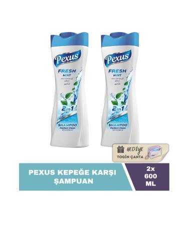 Pexus Anti-Dandruff Shampoo 600 ML X2 Pieces + Gift Togin Bag