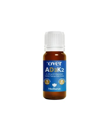 Dr over AD3K2 food supplement containing Vitamin A Vitamin D Vitamin K 20 ml 400 drops D3K2 - Buy Online on GoSupps.com