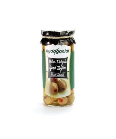 Aydo anlar Pepper Stuffed Green Olives (261-290 M) 300 Gr