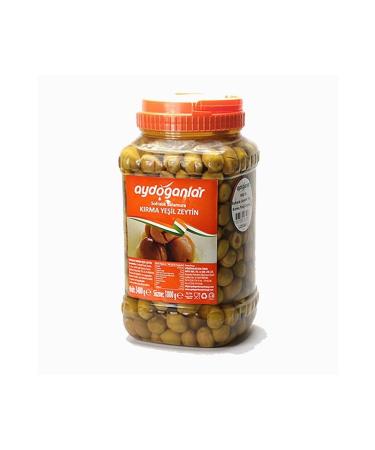 Aydo anlar Gemlik Cracked Green Olives (261-290 M) 1800 gr