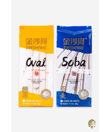 JINSHAHE Oval & Soba Noodles (Oval & Soba Noodle Set) - 1PCS