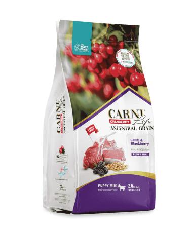 CARNI LIFE PETLOVEBUT K CRANBERRY ANCESTRAL GRAIN DOG LAMB & BLACKBERRY 2.5KG PUPPY MINI