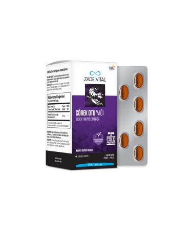 Zade Vital Blister 60 Capsules Zadevital Black Cumin Oil