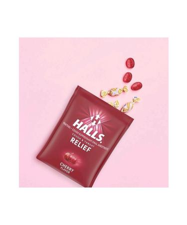 halls Relief Cherry Flavor 80 Pieces - Buy Online on GoSupps.com