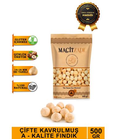 Macitzade Double Roasted Hazelnut Kernels 500 Gr