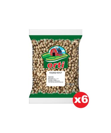 Orti Rams Head Chickpeas 1 Kg. X 6 Pieces