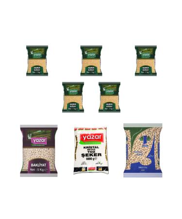 WRITER 5kg Beans 5kg Granulated Sugar 5kg Chickpeas 5pack Wheat for Ashura F