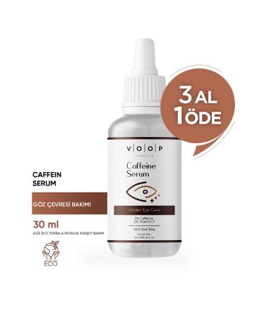 VOOP Caffeine Serum 30 ml | Anti-Eye Dark Circles & Anti-Puffiness | 5% Caffeine 2% Vitamin C