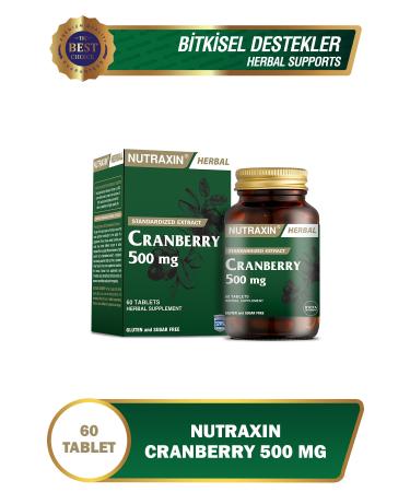 Nutraxin Cranberry 500 Mg 60 Tablets