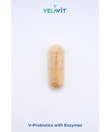 Velavit V-Probiotics with Enzymes Food Supplement 30 Capsules - Buy Online on GoSupps.com
