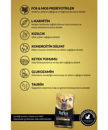 Reflex Plus British Shorthair Adult Cat Food 1.5 Kg - Buy Online on GoSupps.com