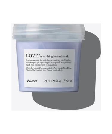 Davines Economic Triple Davines Love Smoothing Instant Mask Anti-Frizz Fast Hair Mask 250ml - 0 Or