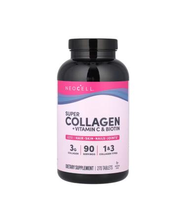 Neocell Super Collagen Vitamin C Biotin 270 Tablets