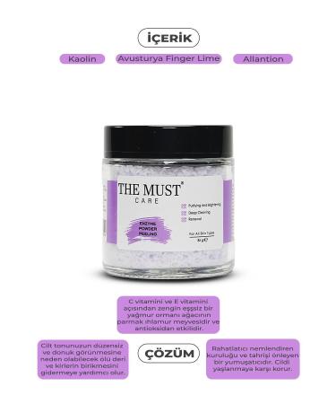 THEMUSTCARE Purifying and Brightening Enzyme Peeling Powder Cleanser 85 gr - Buy Online on GoSupps.com