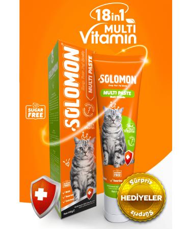 Solomon Multi Paste 100 Gr Multivitamin Malt Paste for Cats