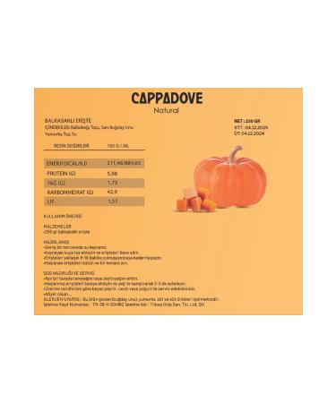 Cappadocia Pumpkin Noodles - Buy Online on GoSupps.com