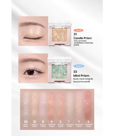 Missha Non-Clumping Handmade Holographic Glitter Eyeshadow Modern Shadow Glitter Prism (No.1 Heaven's Prism) - Buy Online on GoSupps.com