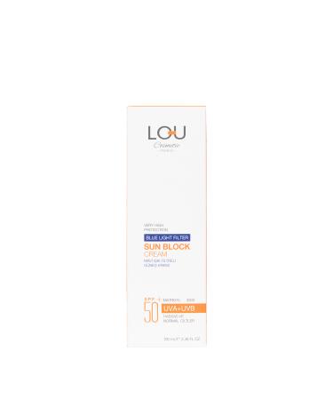 Lou Cosmetics Blue Light Filter Sun Cream-100 ml - Buy Online on GoSupps.com