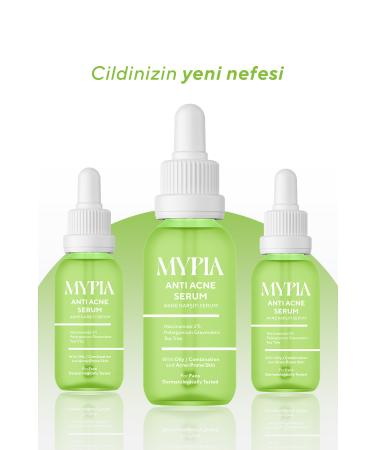 Mypia Cosmetics Anti-Acne Blackhead Pore Tightening Skin Serum (Tea Tree and Geranium) 30ML - Buy Online on GoSupps.com